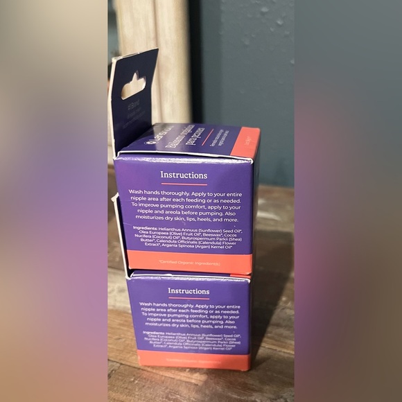 Lansinoh Stay Dry Disposable Nursing Pads & 2 Jars Of Organic Nipple Cream New! - Picture 5 of 12